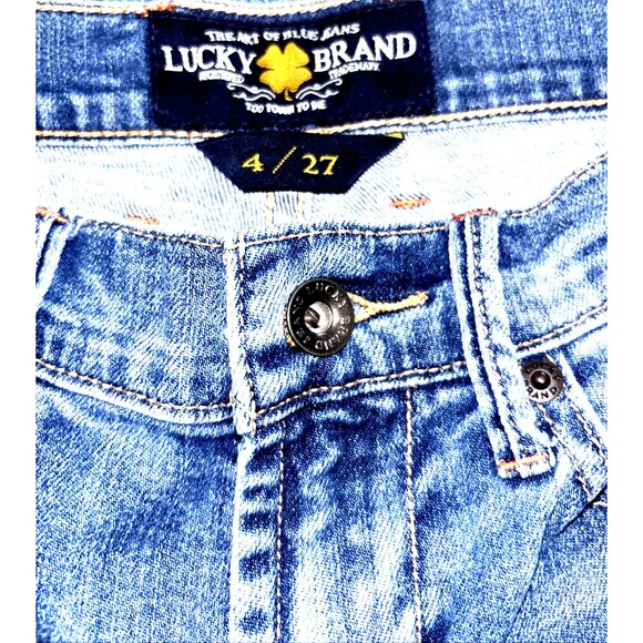 Lucky Brand Women’s Sweet N’ Crop Jeans Sz 4/27 - Picture 3 of 7